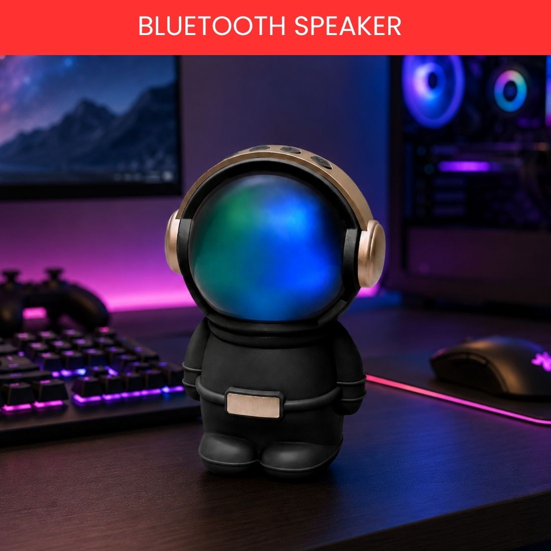FRONY Astronaut Bluetooth Speaker for Home Office Travel with Deep Bass FX122 20 W Bluetooth Home Theatre-picture-42