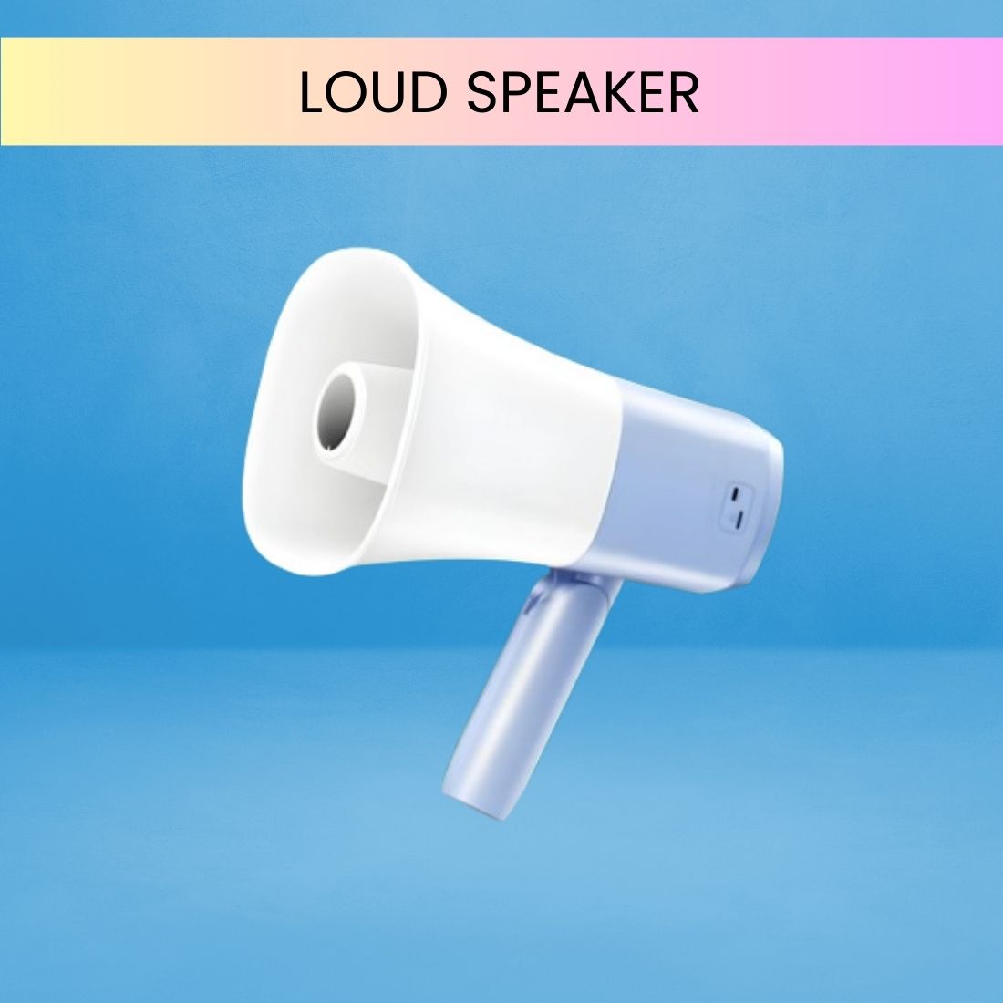 King Bhopu Megaphone Siren Loudspeaker Music Function With Adjustable HandleY253 Outdoor PA System-image-15