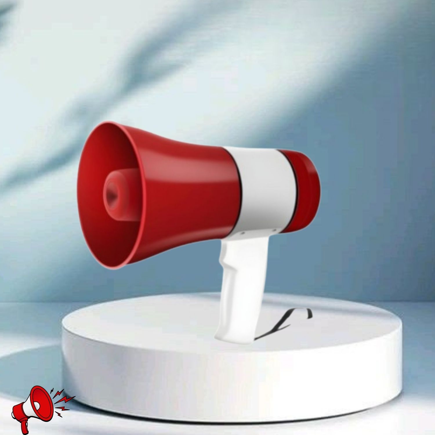 sacro Handheld Megaphone with Siren, Microphone & Rechargeable for Outdoor EventsA307 Megaphone Portable Megaphone Siren Loudspeaker Function &Long Battery BackupA307 Outdoor PA System-picture-36