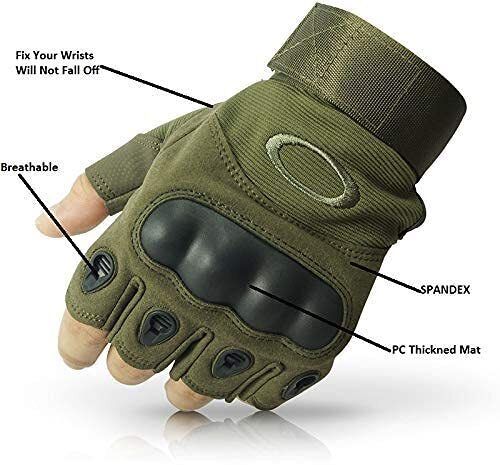 Half Winter Gloves Men Driving Gloves-image-2