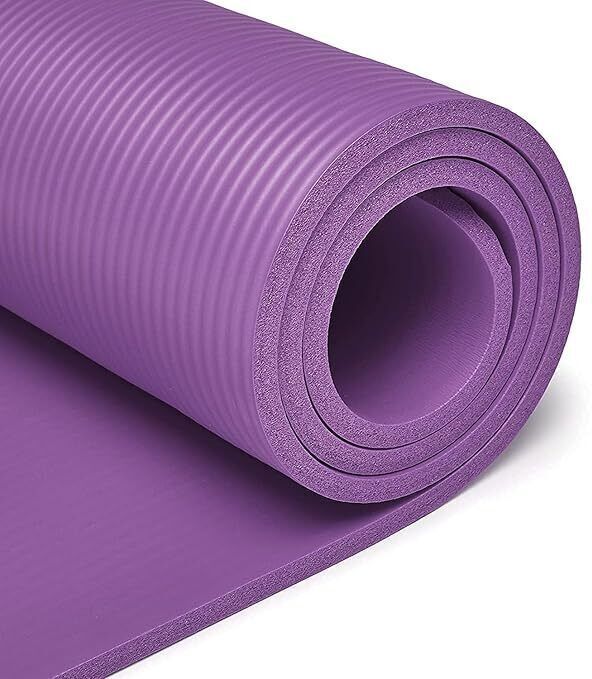 4mm Soft Premium EVA, Anti Skid, Home Exercise, Gym workout, for Man/Women Purple 4 mm Yoga Mat-image-19