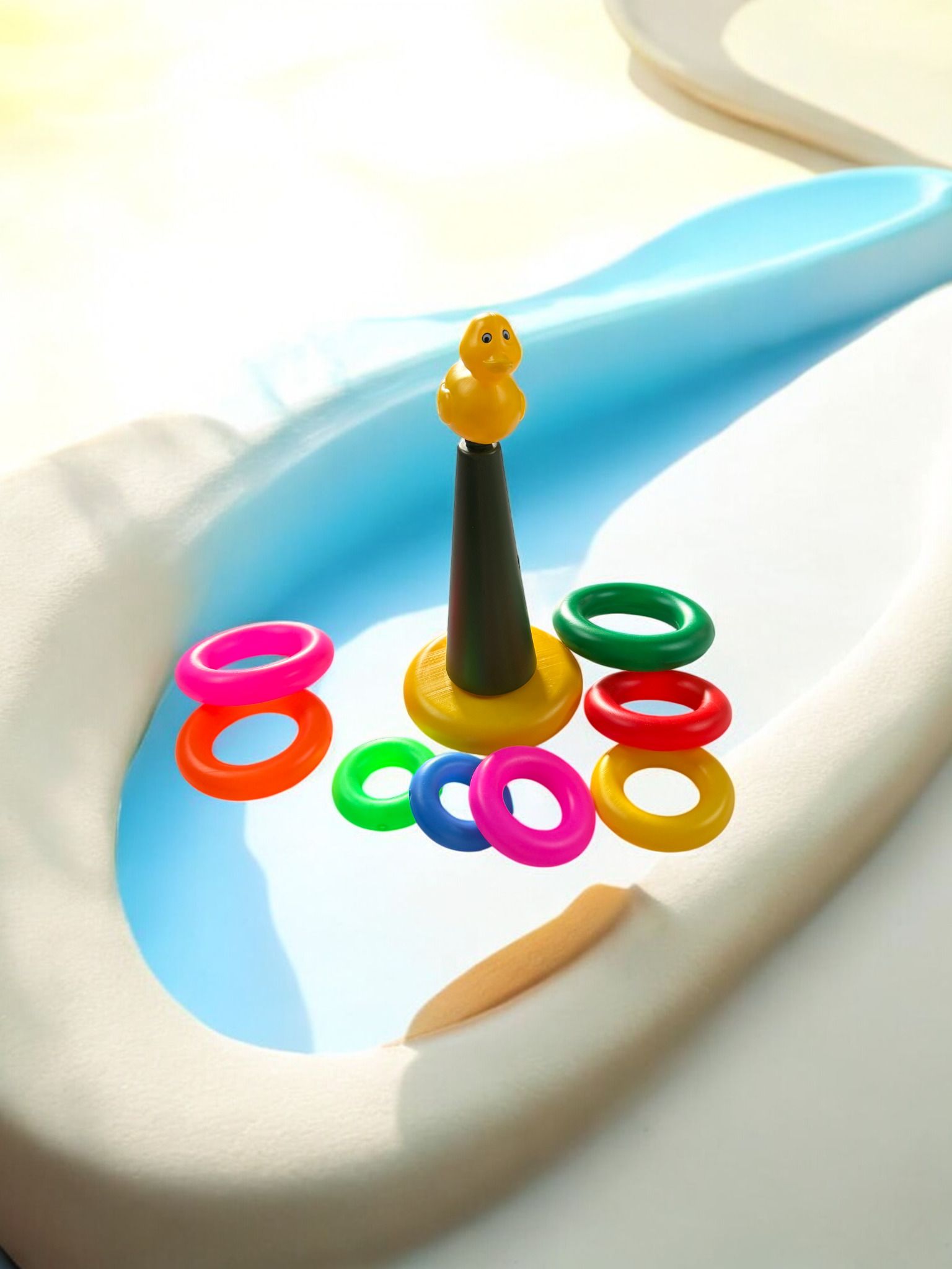 ruffo Kids Educational Ring Throw Duck Toy Set for Fun Coordination-picture-15