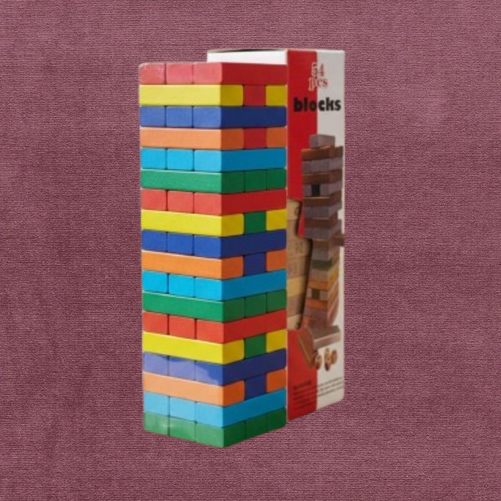 ozoriva Rainbow Skill Builder Wooden Balance Blocks Family Challenge Game-picture-21