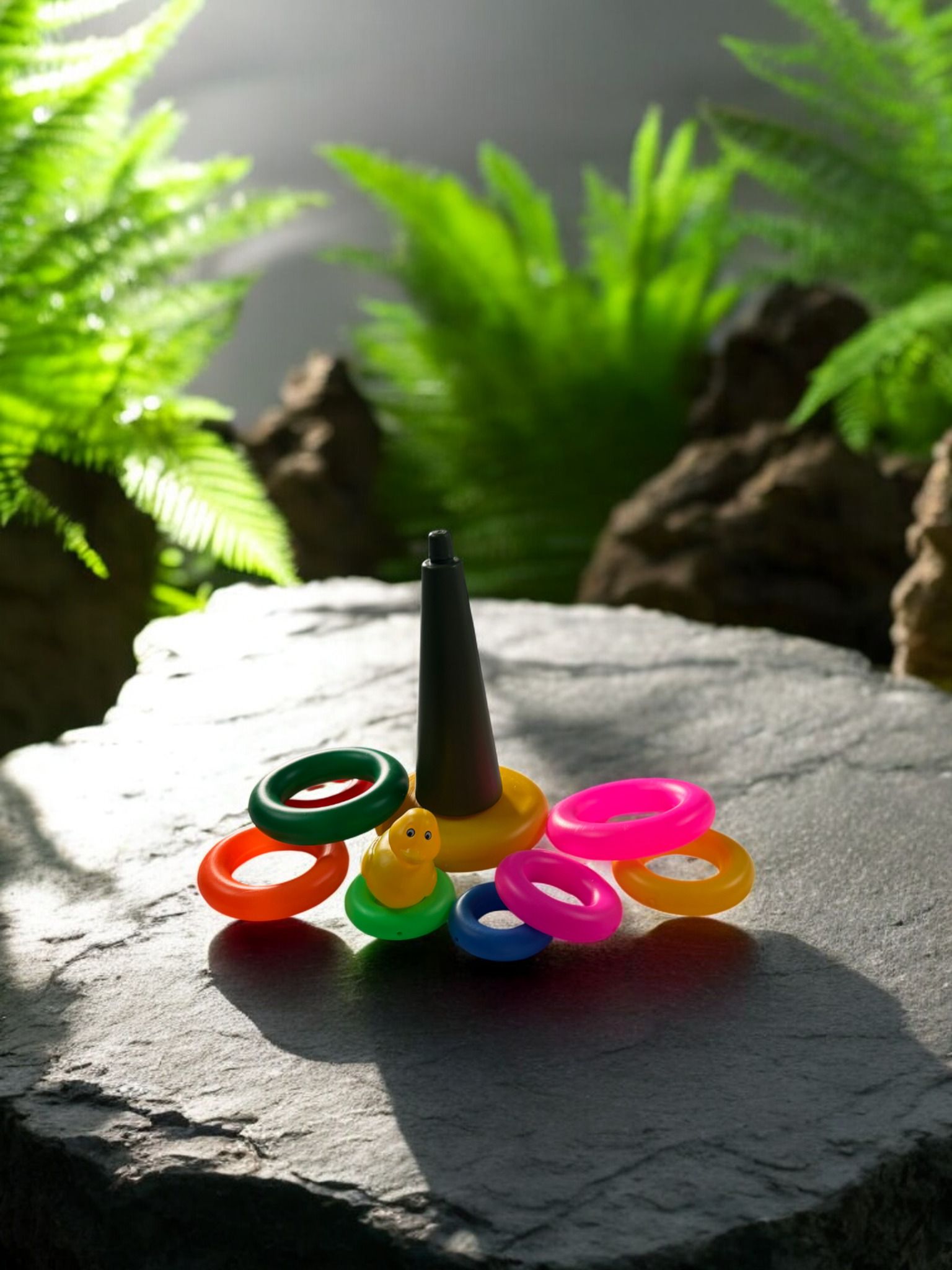 ruffo Kids Educational Ring Toss Duck Game Set for Skill Development-picture-21