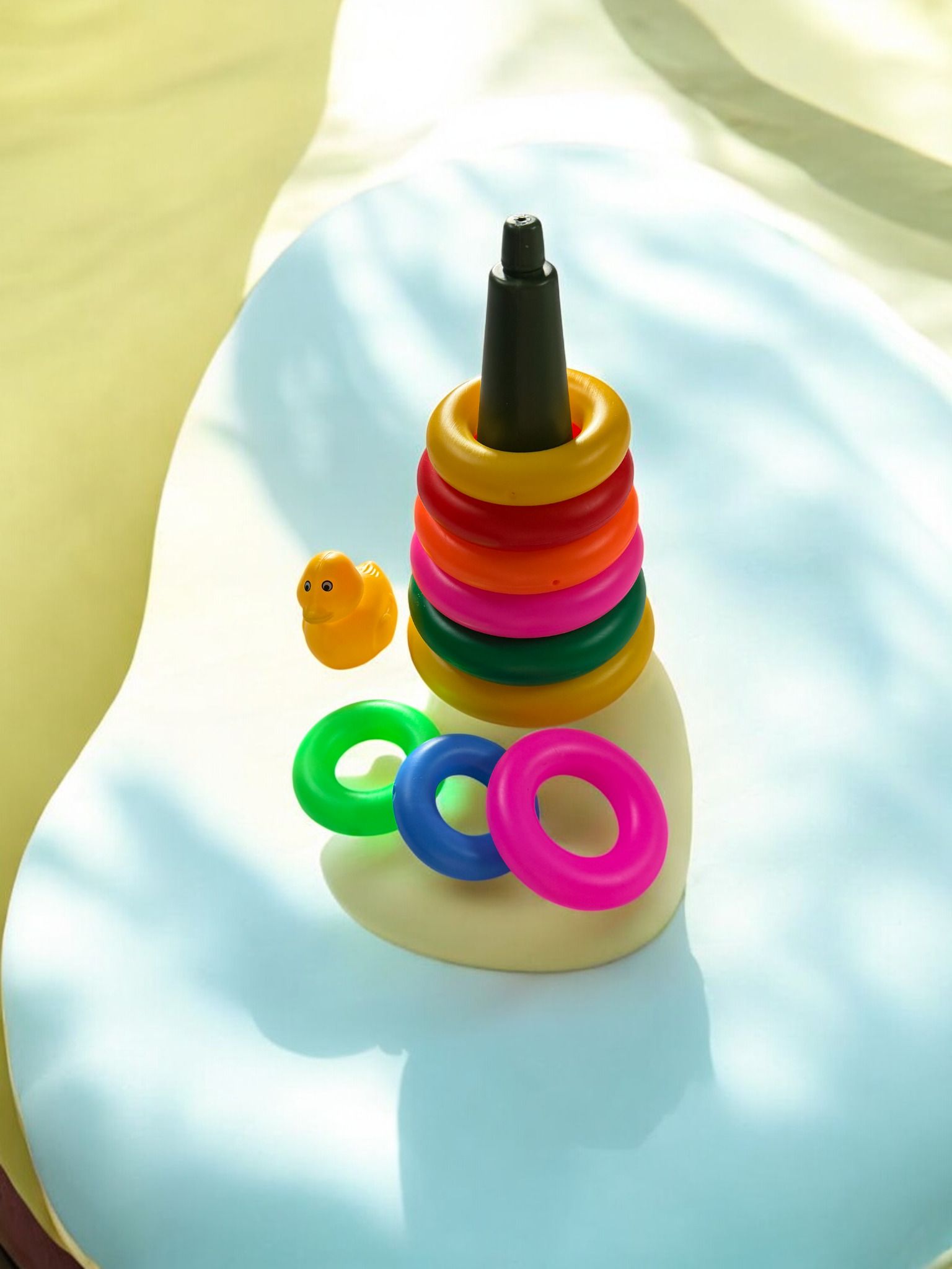 bhvmey Colorful Ring Toss Duck Toy Set for Birthday Return Gift Kids-picture-32