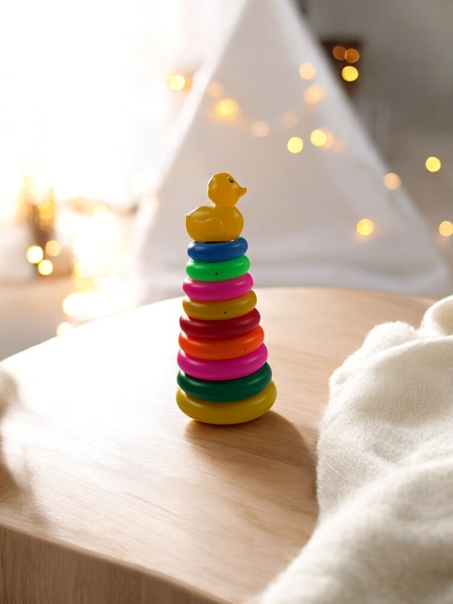 bhvmey Plastic Ring Toss Duck Activity Toy for Coordination and Balance-picture-14