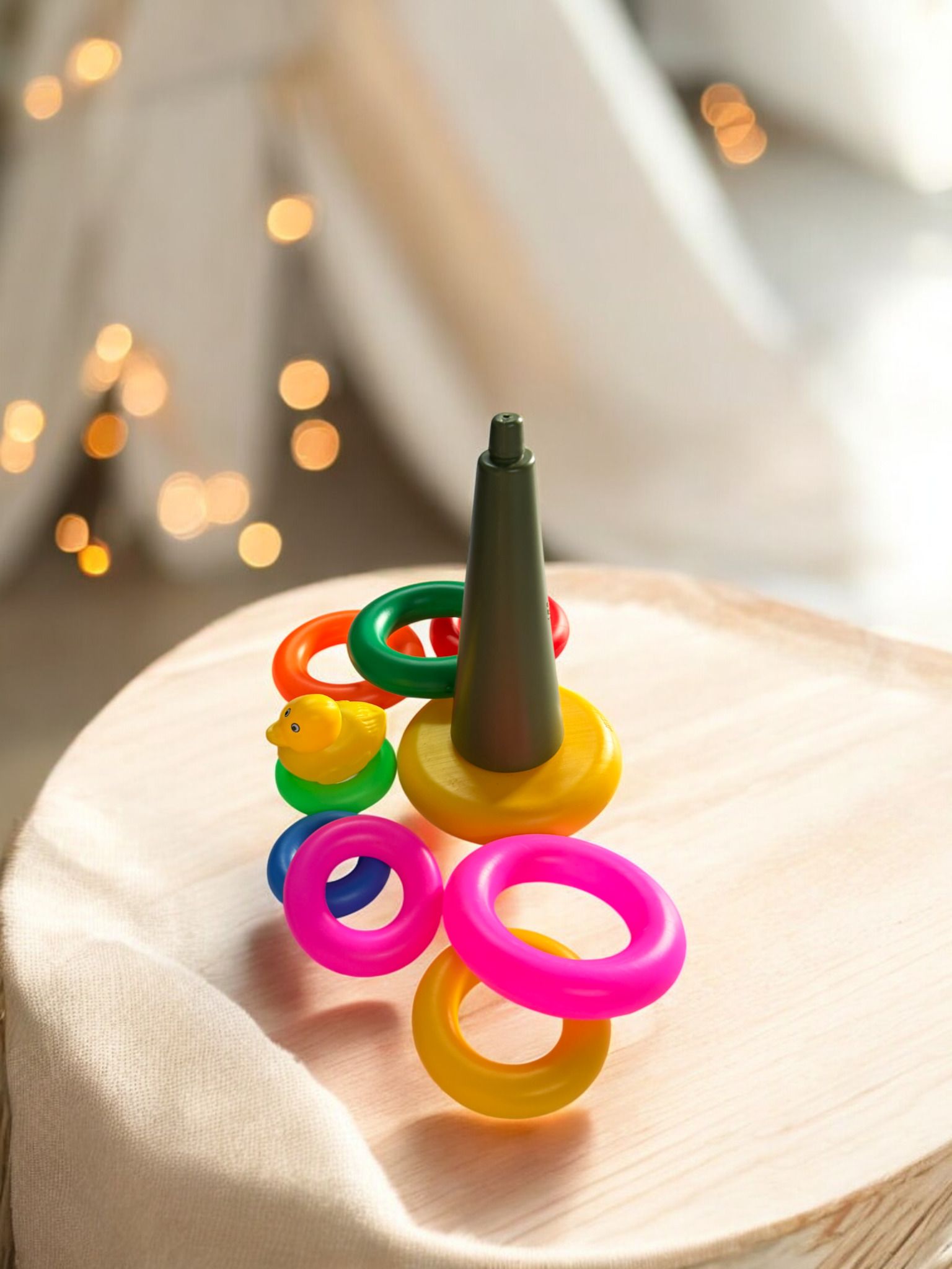 ruffo Plastic Ring Throw Duck Activity Toy for Kids Learning Fun-picture-8