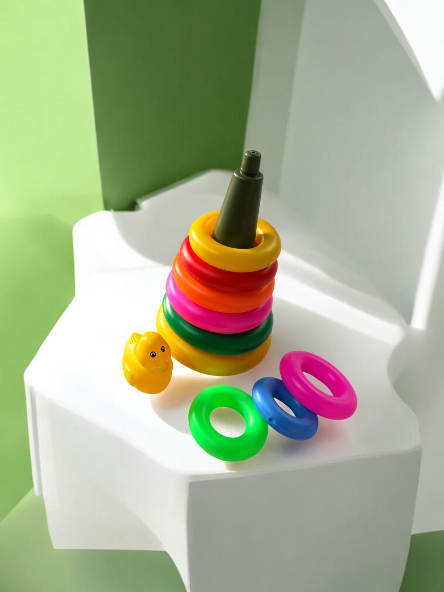 ruffo Indoor Outdoor Duck Ring Toss Toy Set for Boys Girls Sports-picture-13