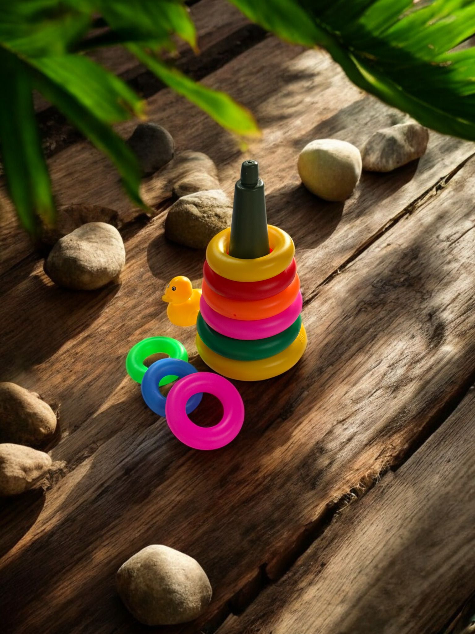 bhvmey Duck Ring Toss Game Set for Boys Girls Fun Learning Toy-picture-7