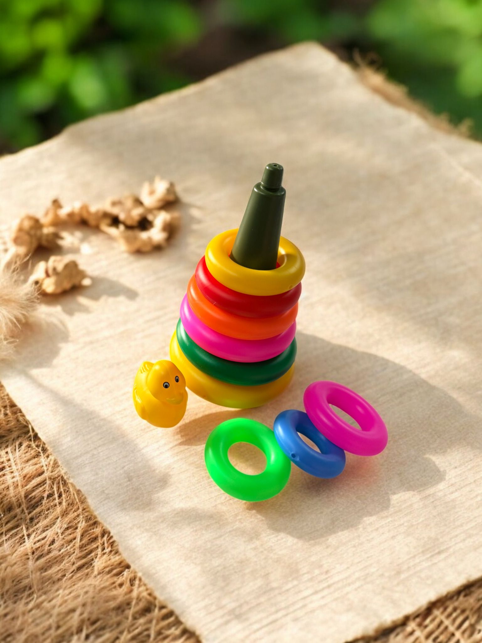 ruffo Indoor Ring Toss Plastic Toy Set for Kids Entertainment Game-picture-2
