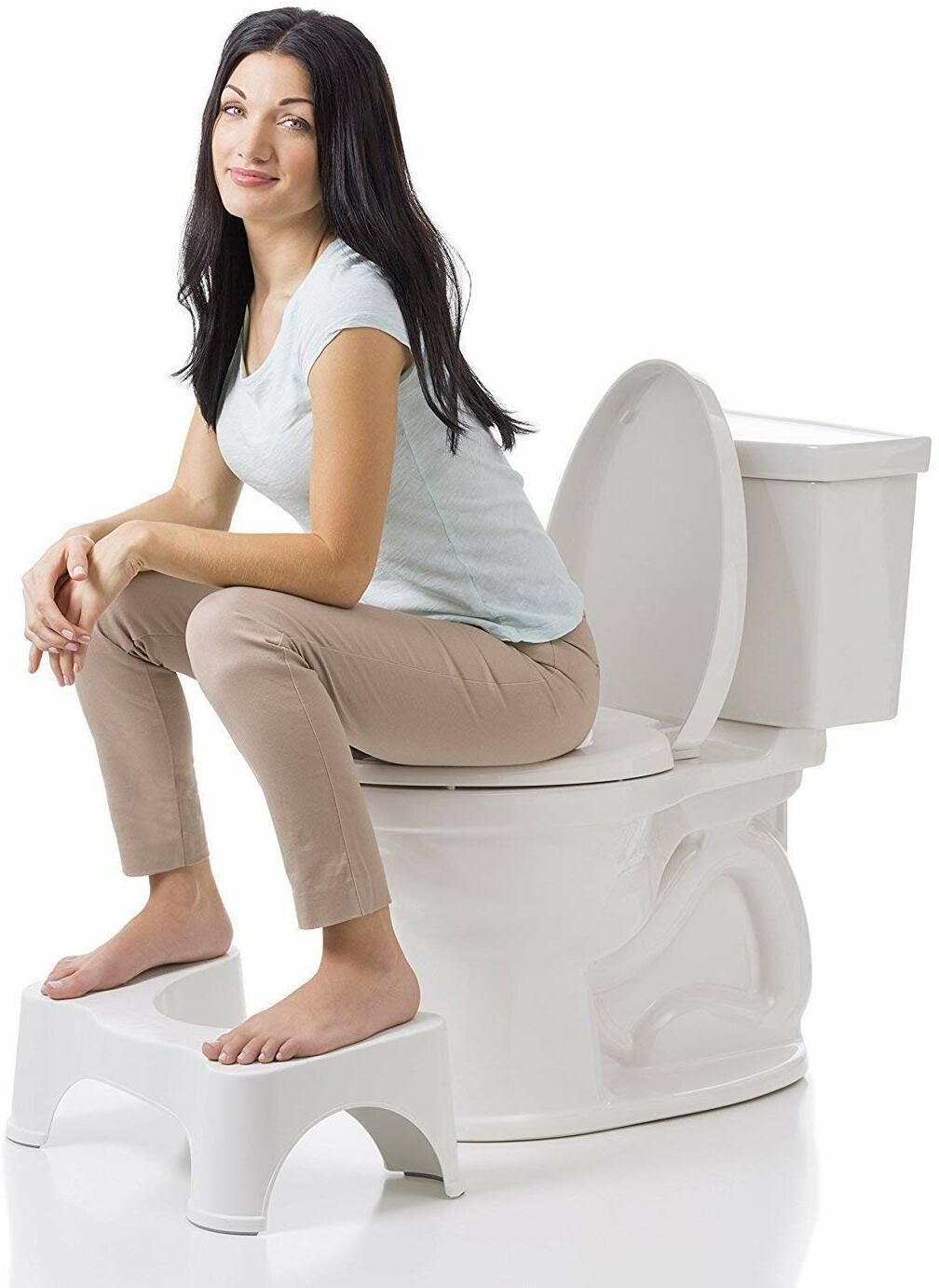 Non-slip Toilet Step Stool Portable Squat Stool Potty Box-image-10