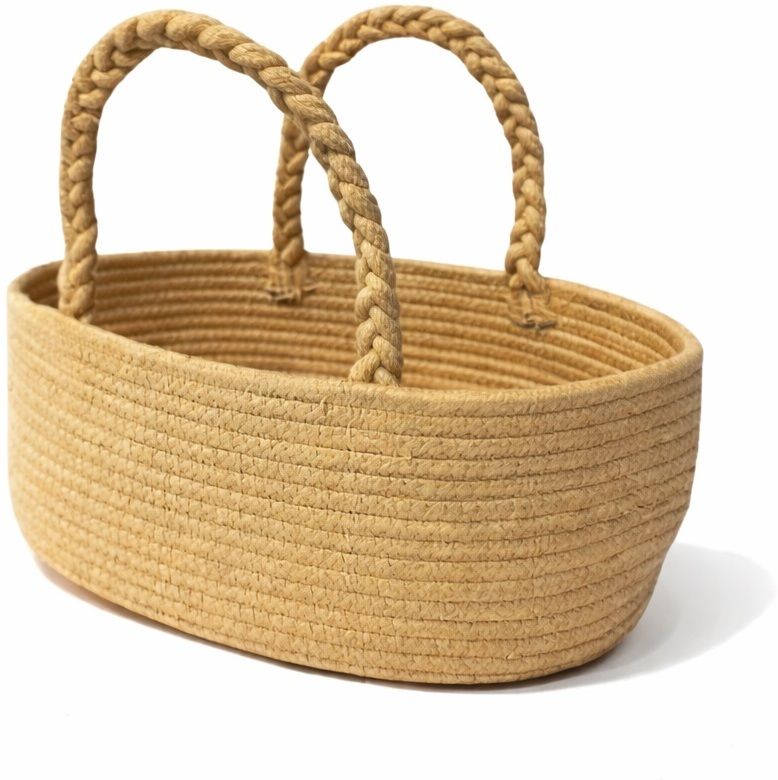 Cotton Beige Oval Choti Basket Storage Basket-image-48