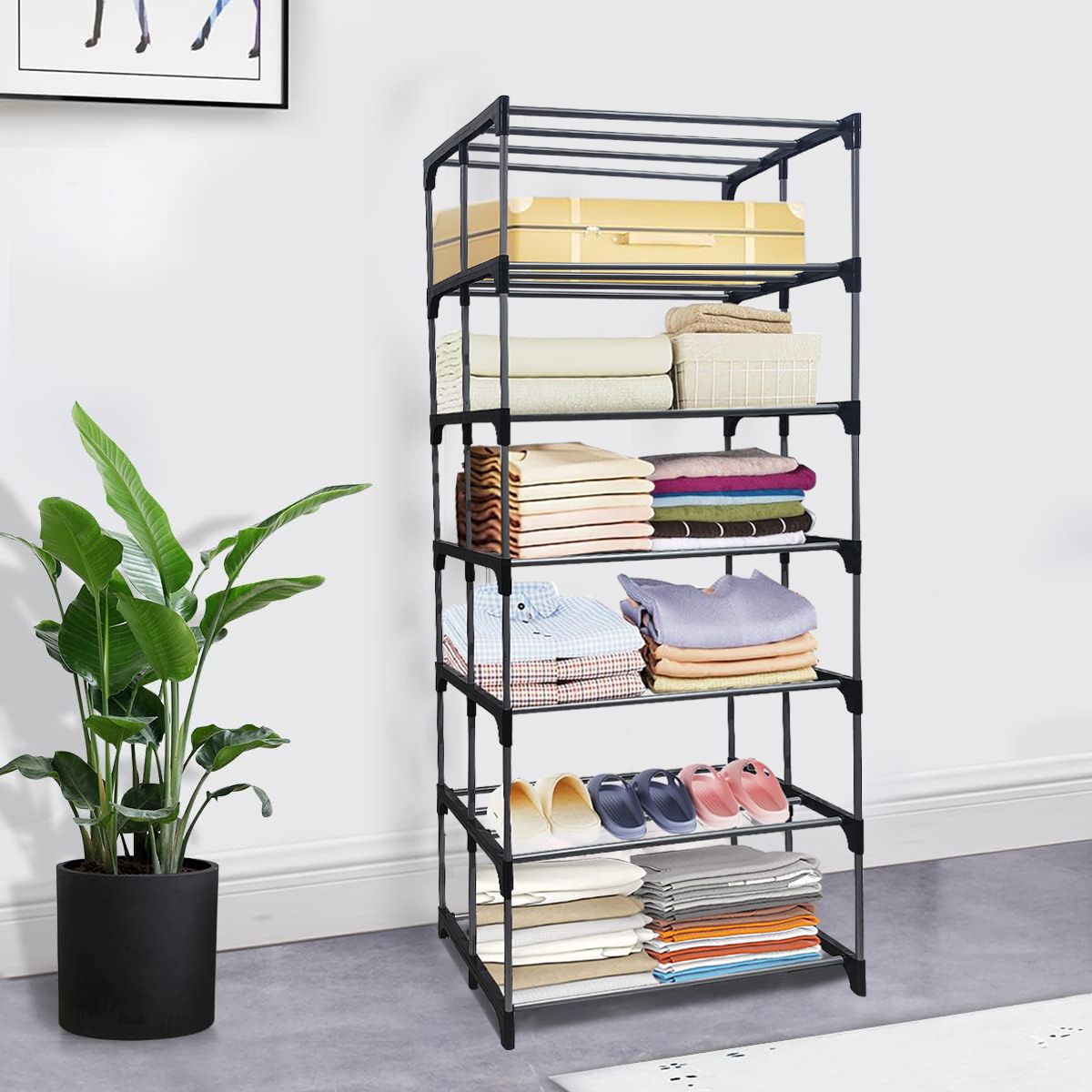 rmerchants Bookcase_wardrobe Carbon Steel Collapsible Wardrobe-picture-24