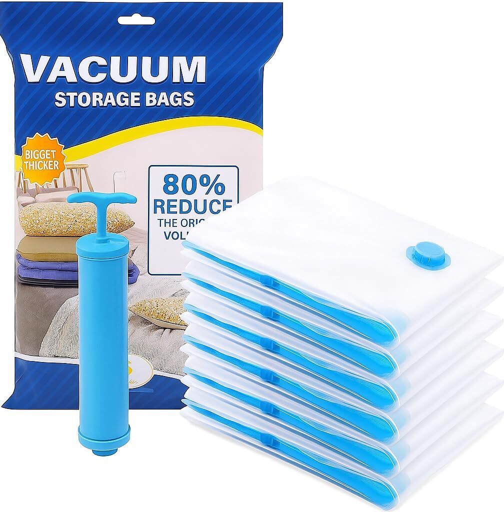 Space Saver Bags for Vaccine Sealed Compression Packing Bag with Hand Pump Travel Storage Vacuum Bags-image-7