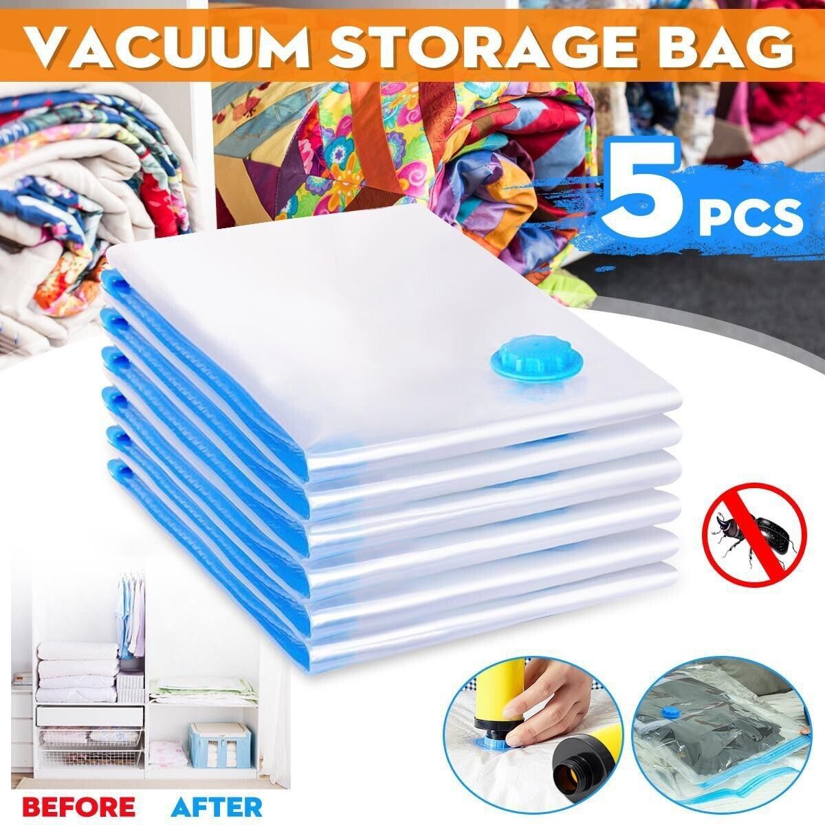 sbts Vacuum Storage Bags 80% More Storage Space Saver Double-Zip Seal with Hand-Pump Travel Storage Vacuum Bags-picture-9