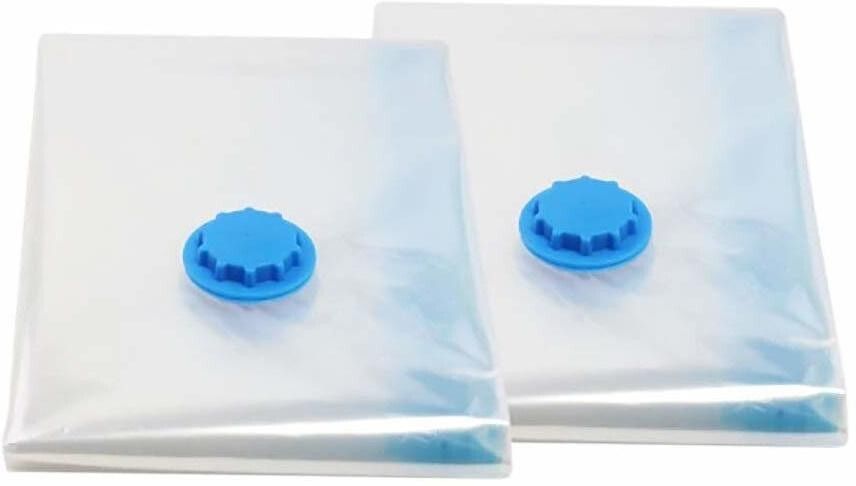 Vacuum Storage Sealer Bags for Clothes, Dress, Winter Coats, Blankets, Pillows Comforters for Travel Space Saver Seal Compression Bags without Pump (60 X 80 CM) Travel Storage Vacuum Bags-image-12