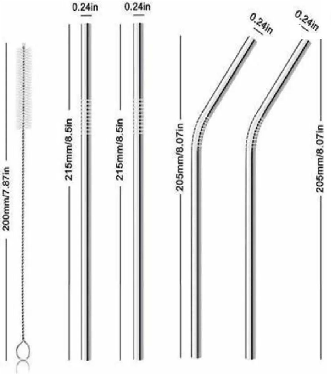 qinpin Straight Drinking Straw-picture-48