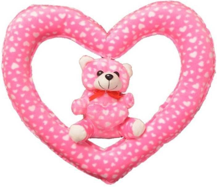 Pink Ring Heart Teddy Bear (T-981) - 18 inch-image-43