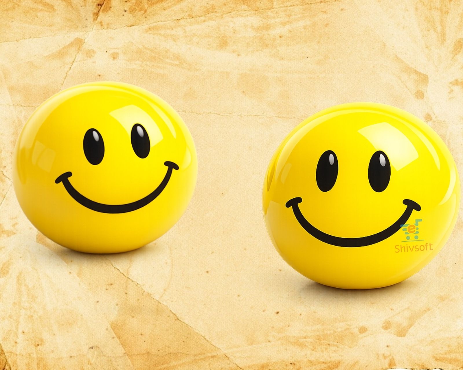 shivsoft Smilie Face Yellow Sqeeze Stress Ball for kids and Adults -ML-80554 - 5 cm-picture-14