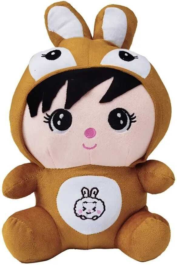 Soft Doll (PACK OF -1)Brown::White - 30 cm-image-2