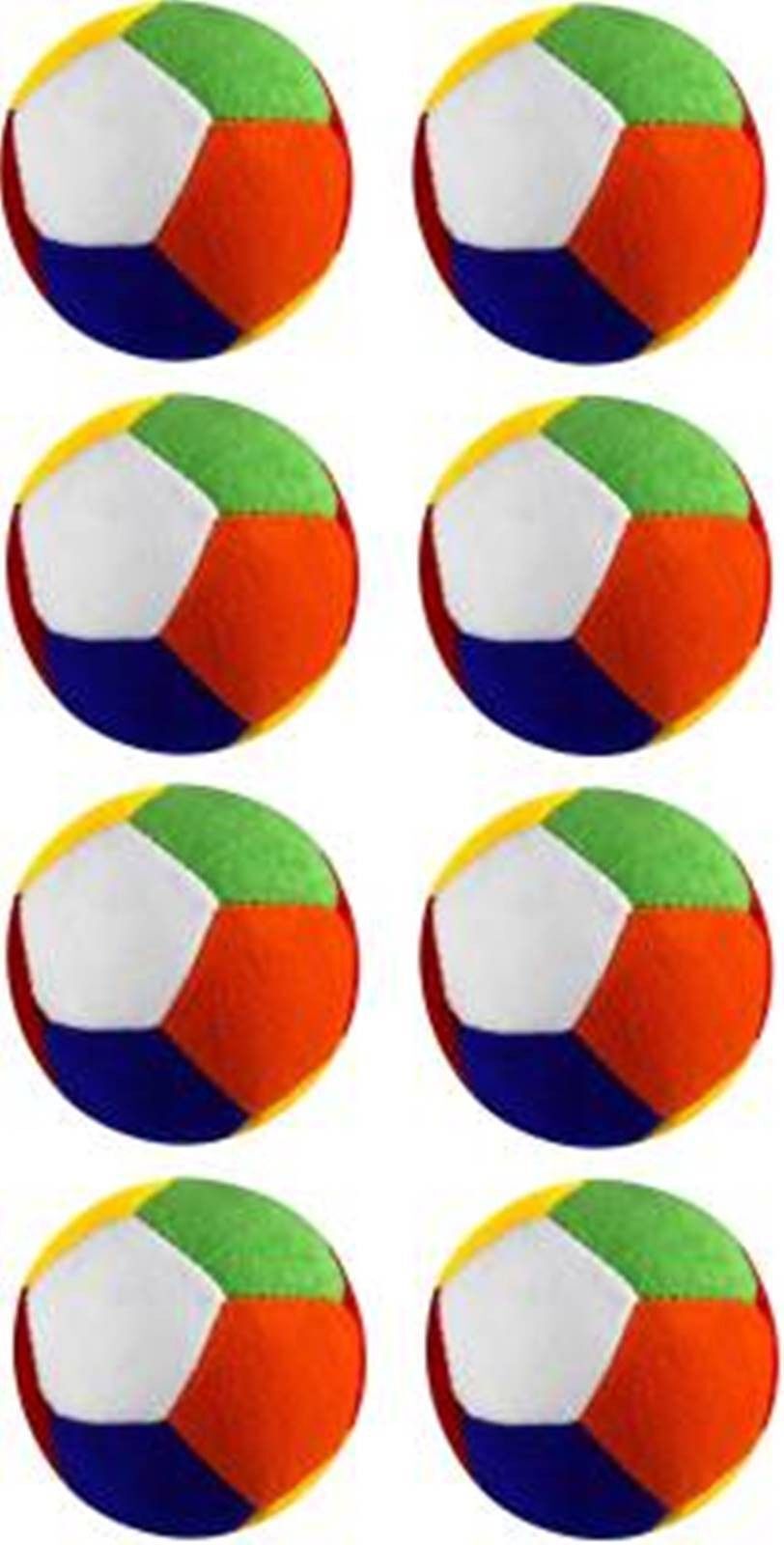 Soft Toy Ball(Combo of 8) (T-14) - 9 cm-image-17