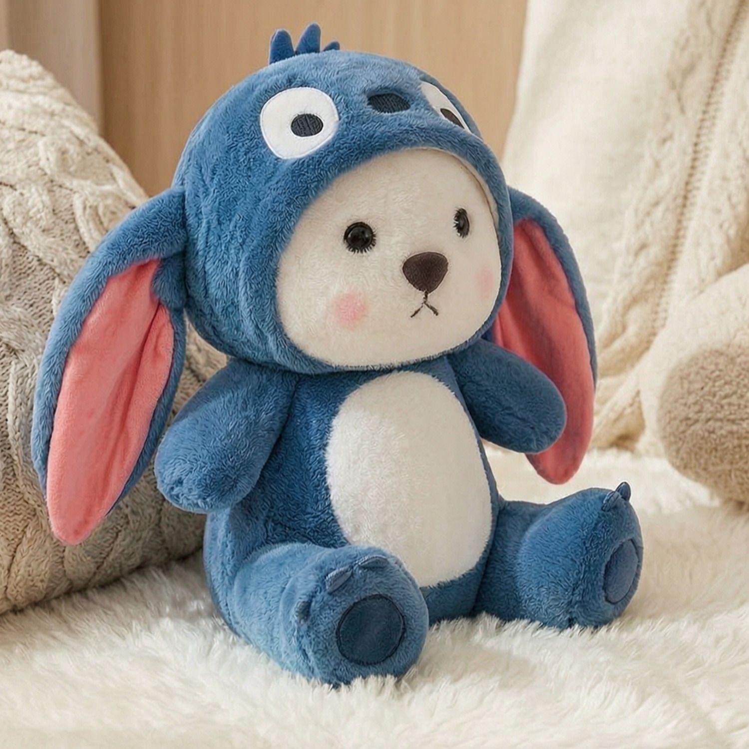 jr jack & rose Blue Hoodie Teddy Bear Premium Soft Plush Gift - 30 cm-picture-45