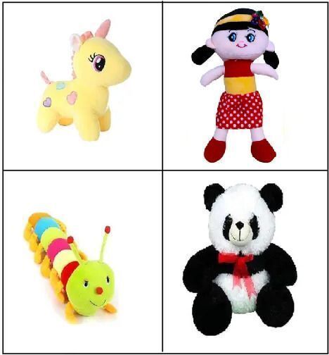 Soft Doll (PACK OF -4)Multicolor - 25 cm-image-22