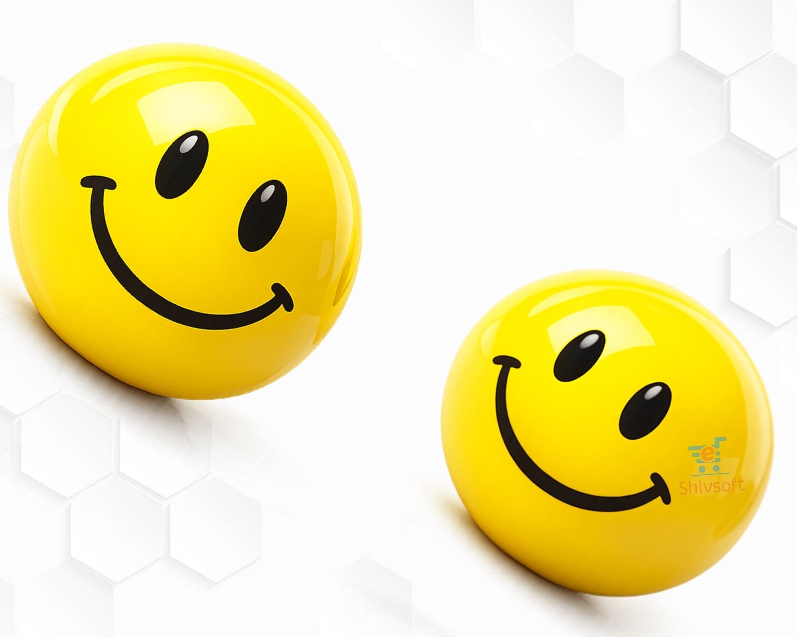 shivsoft Smilie Face Yellow Sqeeze Stress Ball for kids and Adults -ML-80066 - 5 cm-picture-23