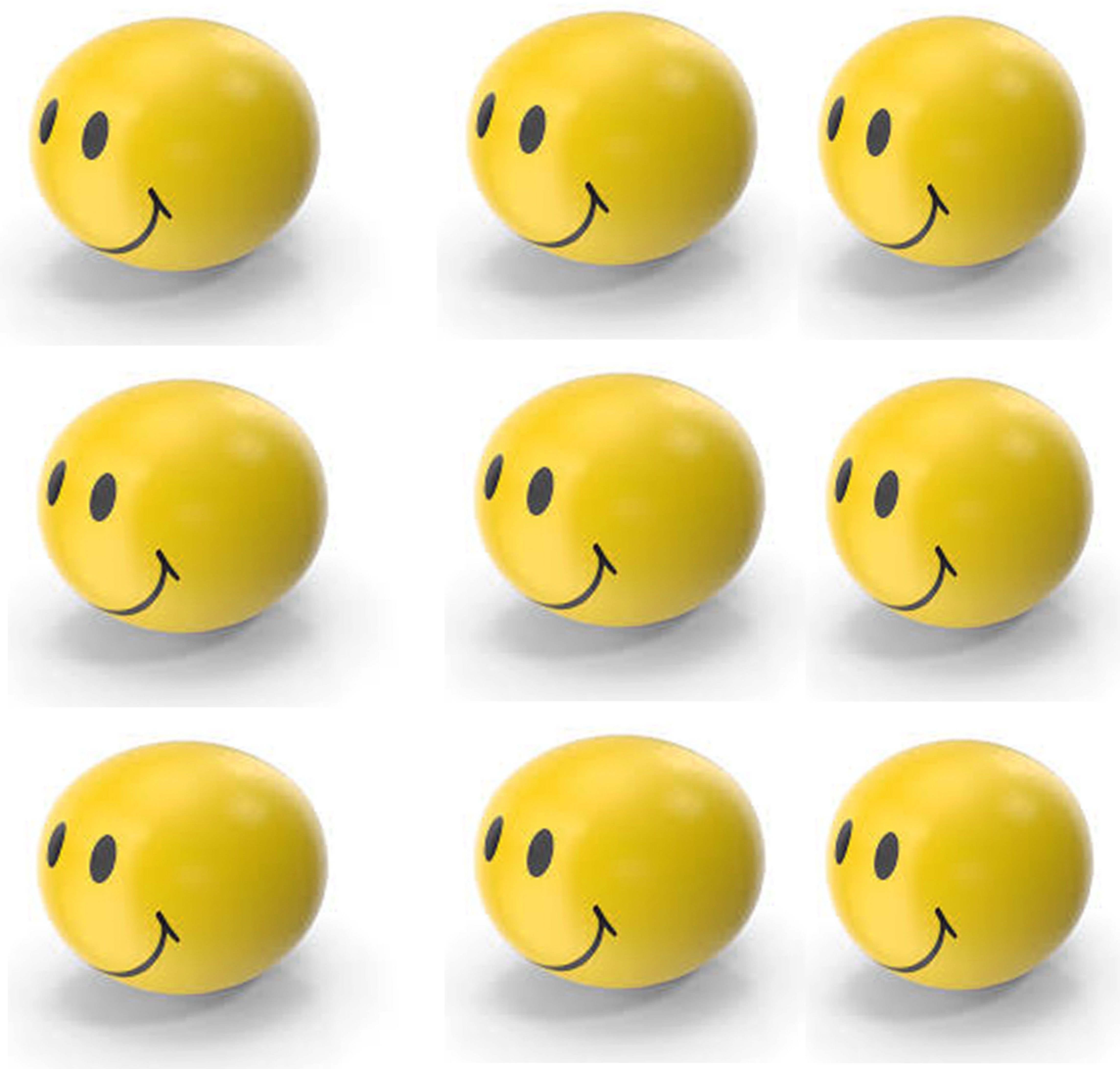 ds company 9 PCS Smiley Ball OR Smiley Squeeze Ball OR Soft Stress Relief Ball- 7 cm-picture-19