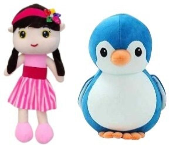 tgr cute PINK-DOLL, BLU-PENGUIN - 25 cm-picture-12