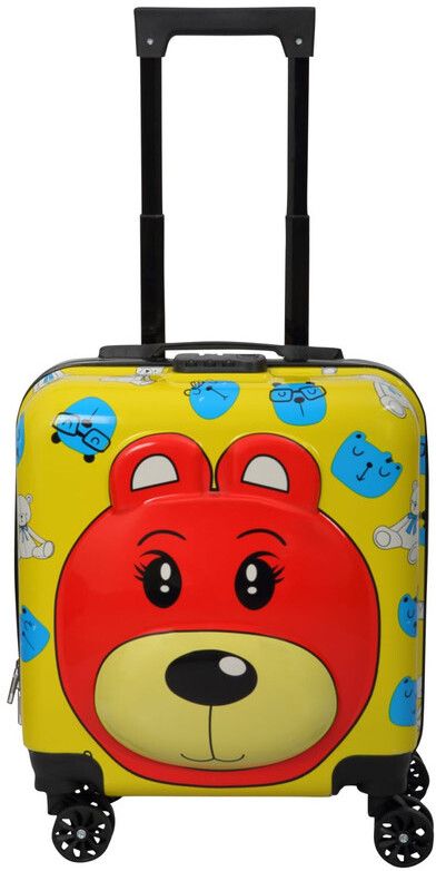 polo class Small Cabin Suitcase (32 cm) 4 Wheels - Junior Kids Trolley Bag-Yellow - Yellow-picture-22