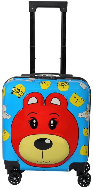 polo class Small Cabin Suitcase (32 cm) 4 Wheels - Junior Kids Trolley Bag-Blue - Blue-picture-27