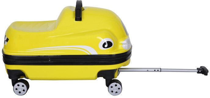 polo class Small Cabin Suitcase (18 inch) 4 Wheels - Kids Trolley Bag - Yellow - Yellow-picture-41