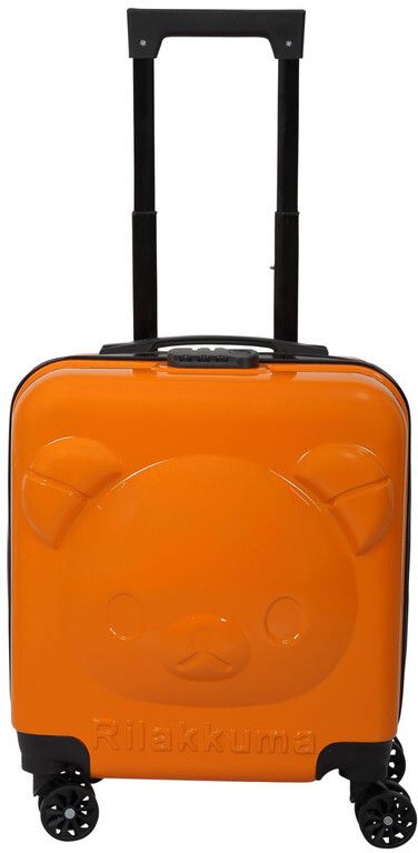 Small Cabin Suitcase (32 cm) 4 Wheels - Junior Kids Trolley Bag-Orange - Orange-image-36
