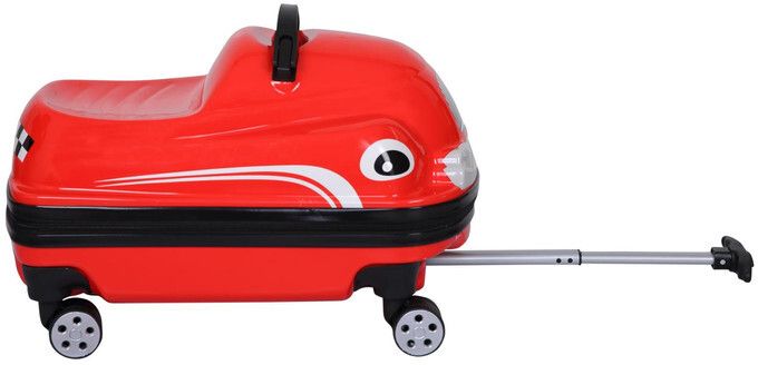 polo class Small Cabin Suitcase (18 inch) 4 Wheels - Kids Trolley Bag - Red - Red-picture-33