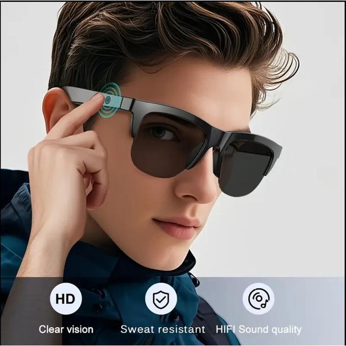 vadish Best Selling BLUETOOTH CALLING MUSIC SMART UV FILTERED LENSES SUNGLASS