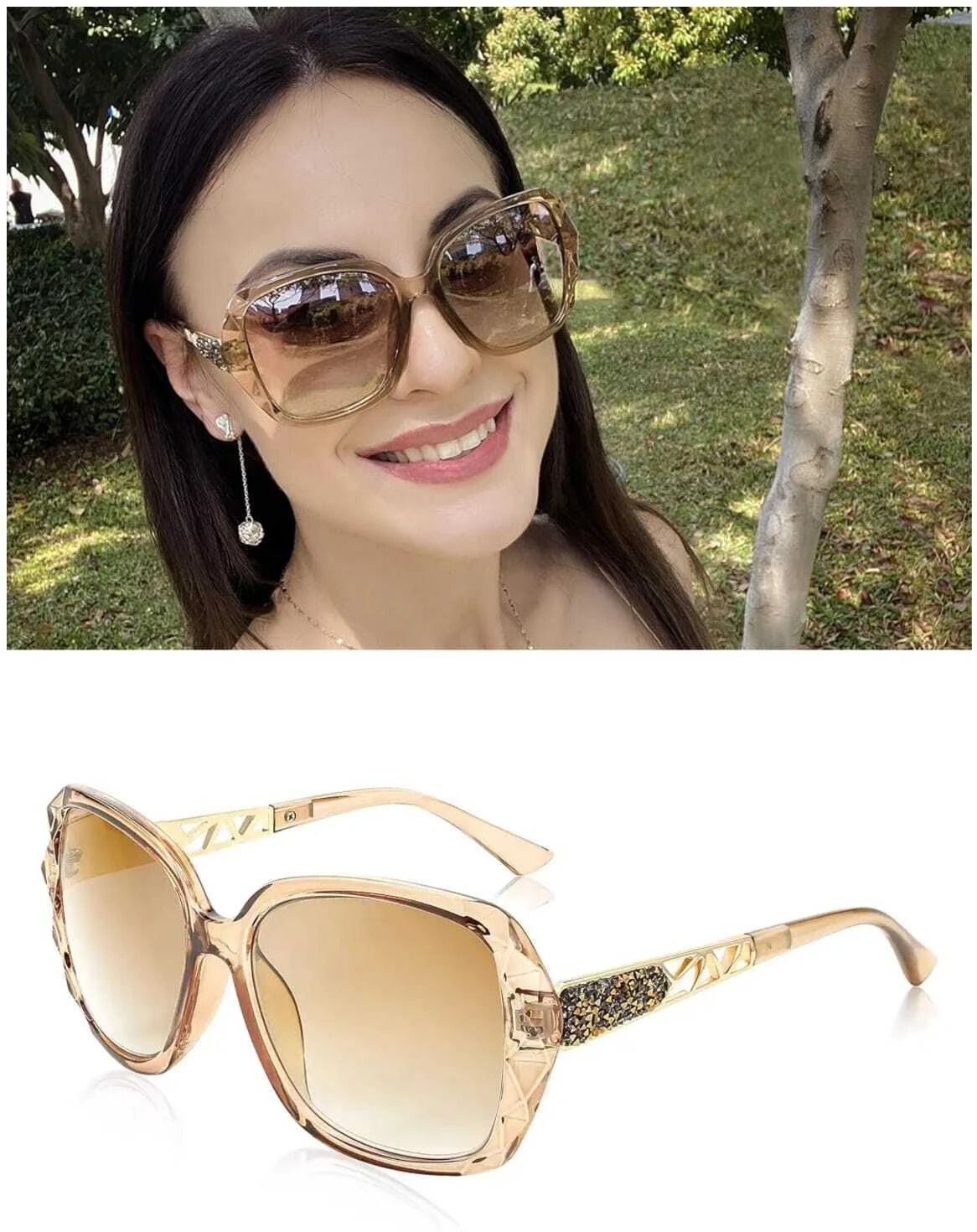 UV Protection Over-sized, Retro Square Sunglasses (Free Size)-image-37