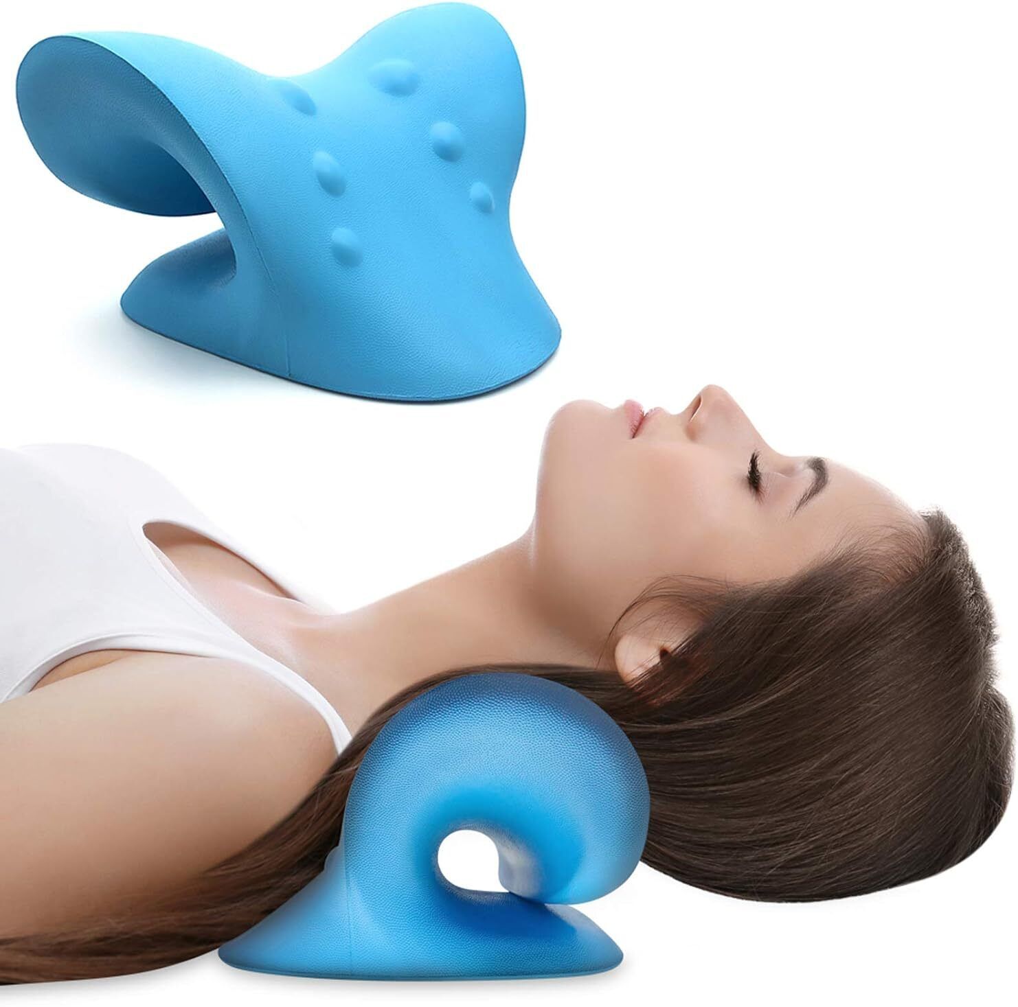 sbts Neck Stretcher, Neck Cloud - Cervical Traction Device, Neck Pain Relief Pillow Neck Support-picture-22