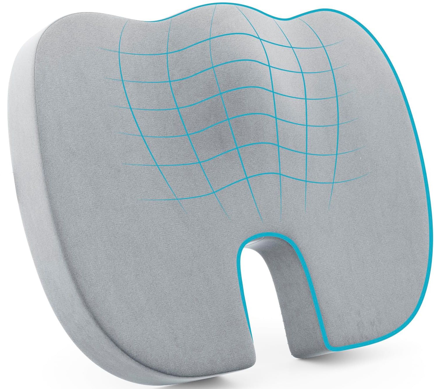 Coccyx Cushion for Tailbone & Lower Back Pain Relief Lumbar Support for Sitting Back / Lumbar Support-image-37