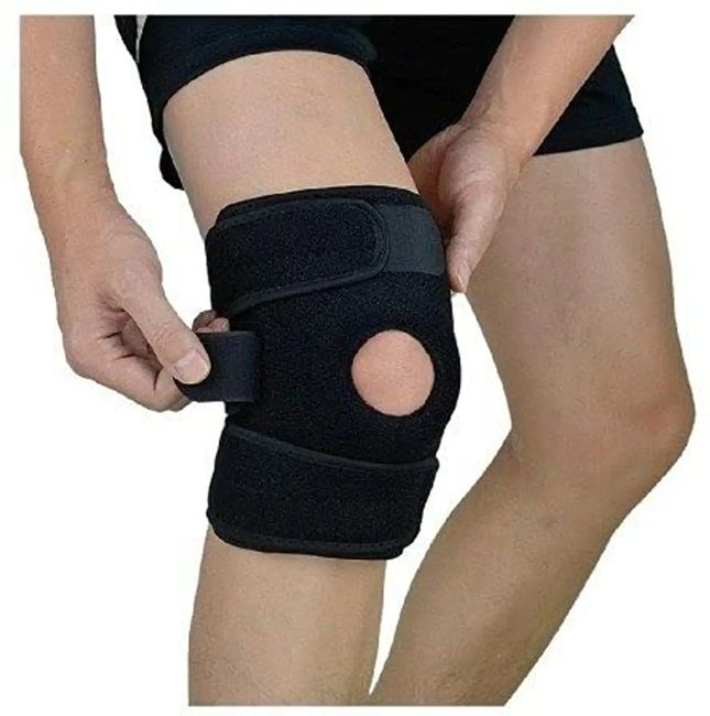 Knee Cap Support belt brace for Knee Pain Relief Open Patella Knee Support-image-1