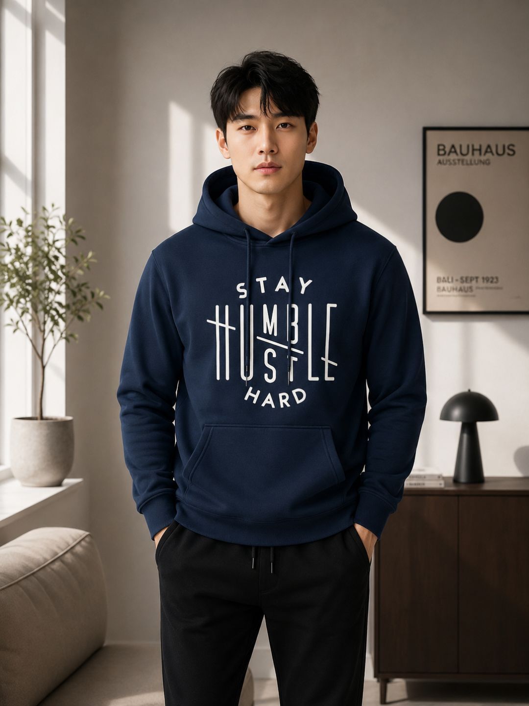 trendstalk Men Full Sleeve Graphic Print Hooded Sweatshirt-picture-14