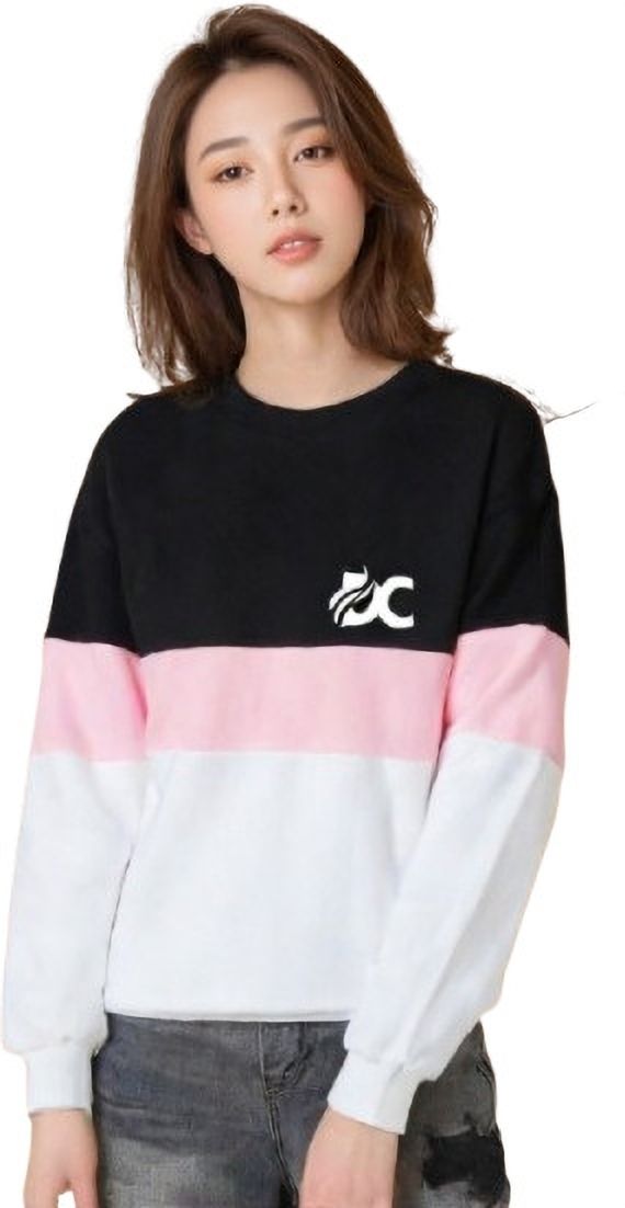 deepmayra collection Women Colorblock Round Neck Cotton Blend Multicolor T-Shirt-picture-13