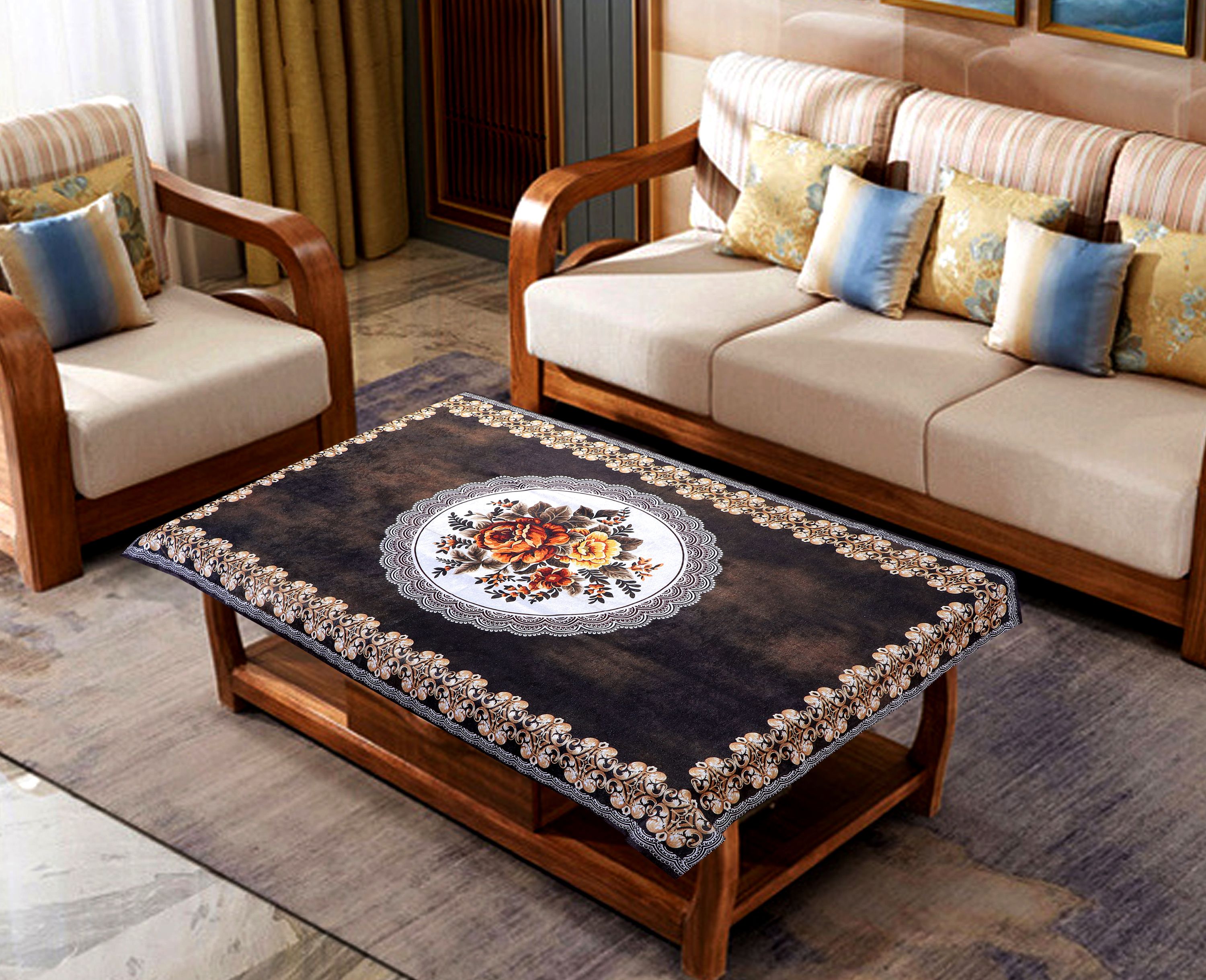 Floral 4 Seater Table Cover