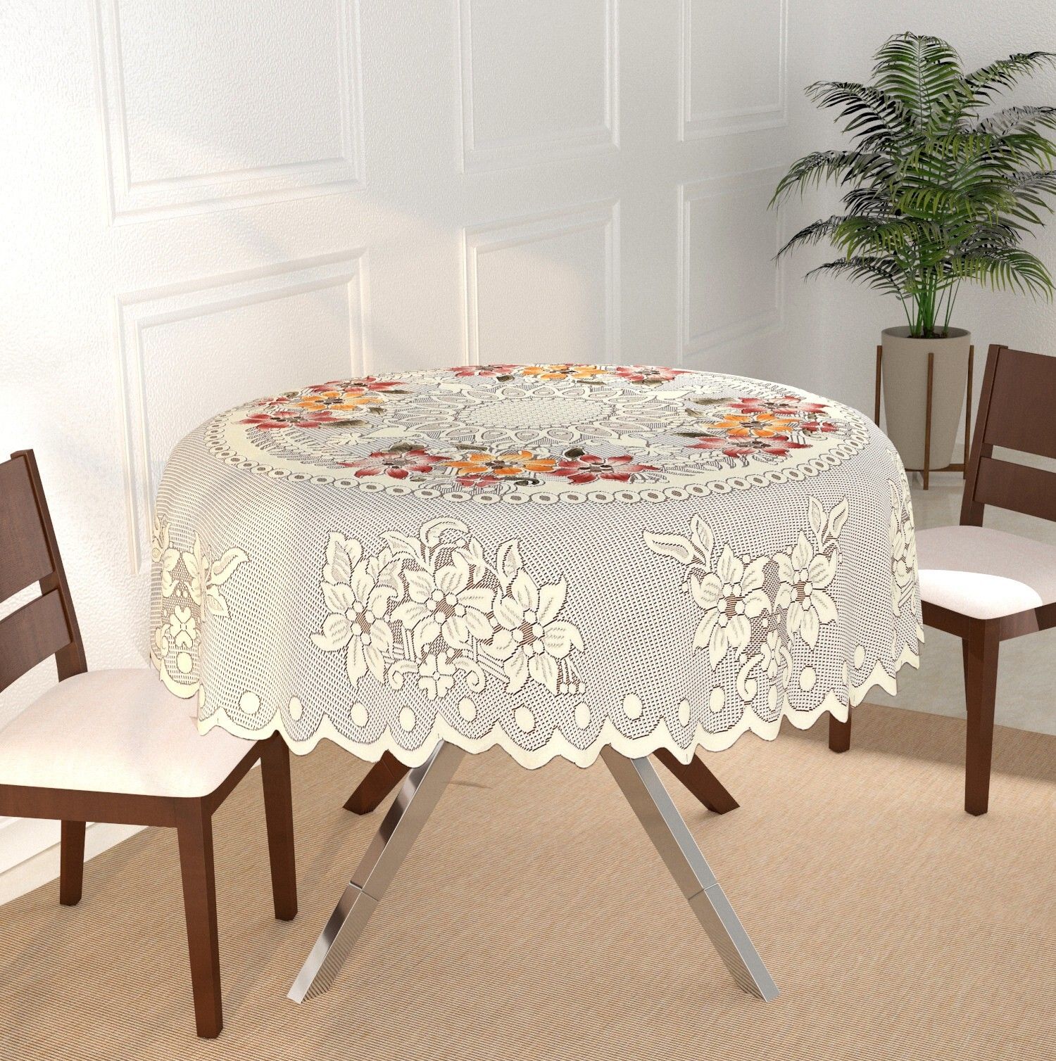 wisehome Embroidered 2 Seater Table Cover-picture-16