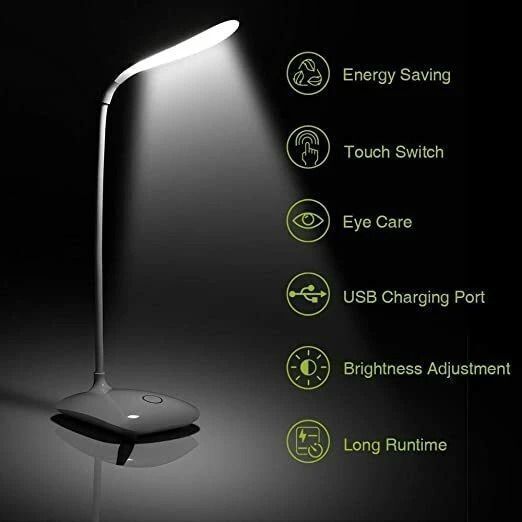 Battery Operated Led Light, Touch Control Eye Caring, Study Lamp-image-5