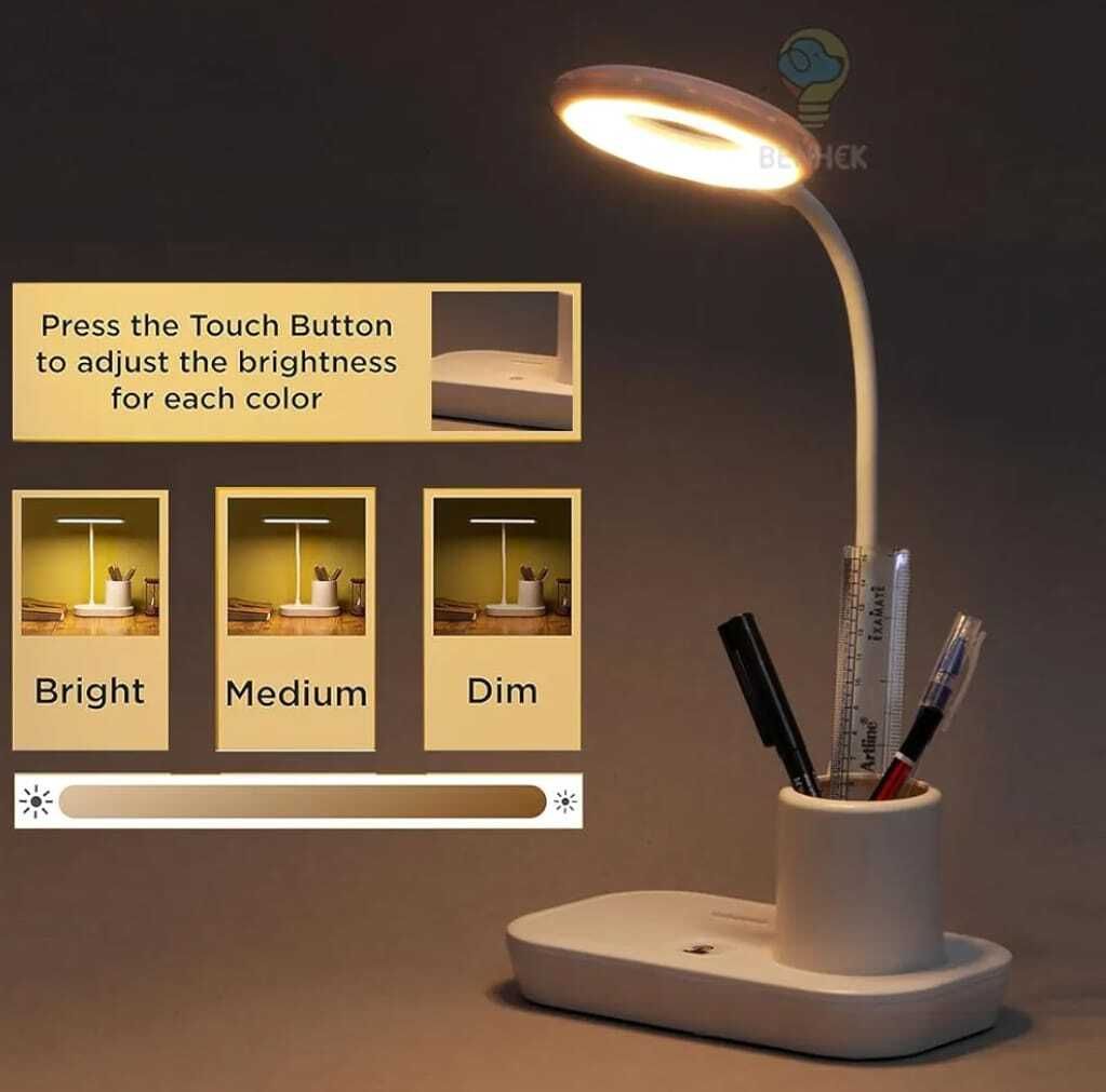 \'Smart Study Table Lamp with in built Pen Stand | Adjustable LED Light Study Lamp-image-28