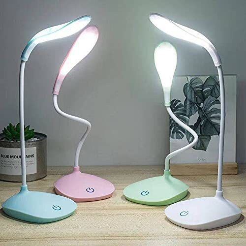 J S Mart Rechargeable Touch On Off Switch dimmer led Desk Light or lamp for Study, Desk Light for Reading, for Laptop,Computer Table Multi Color Pack of 1 Study Lamp-image-7