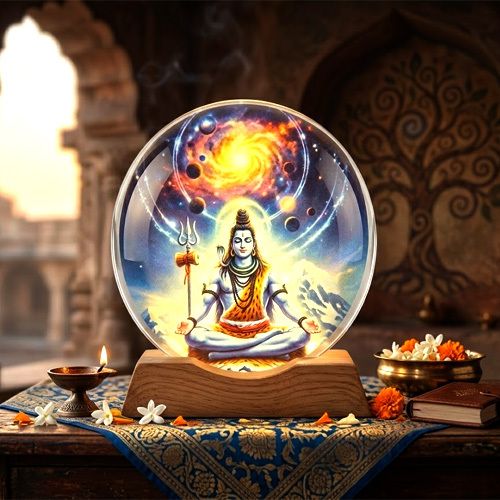 shopfusion LED Shiv Lamp – Auspicious Table Light for Pooja Room & Bedroom Table Lamp-picture-33