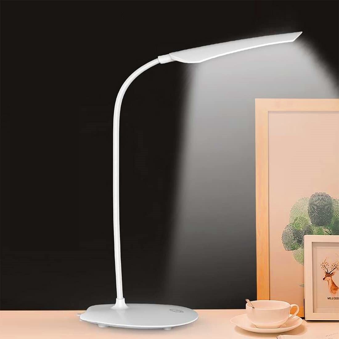 Student Study Reading Dimmer Led Table Lamps White Desk Light Lamp-BY6_L57 Study Lamp-image-3