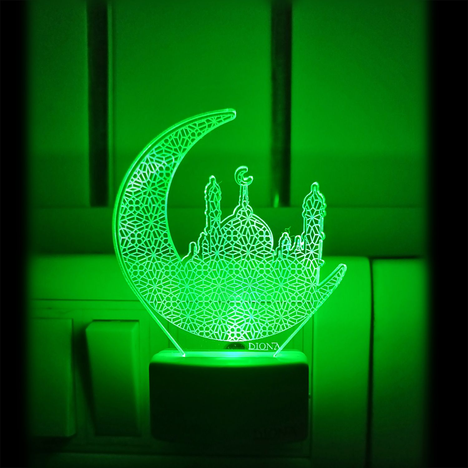 diona Chand Muslin Islam 3D Illusion Night Lamp for Kids Room, Bedroom, Gift Night Lamp-picture-24